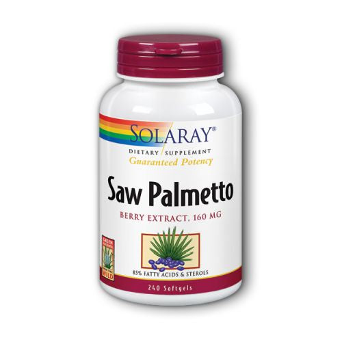 Saw Palmetto Berry Extract 240 Softgels By Solaray