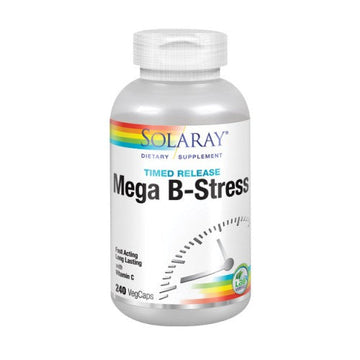 Mega B-Stress 240 Caps By Solaray