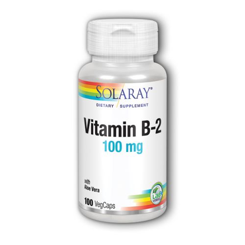 Vitamin B-2 100 Caps By Solaray