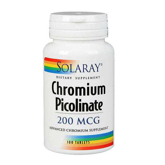 Chromium Picolinate 200 Tabs By Solaray