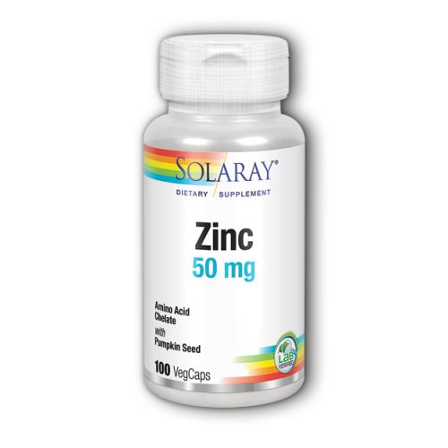 Zinc 100 Caps By Solaray