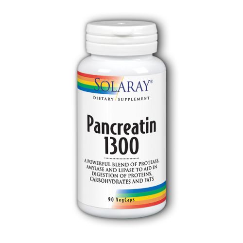 Pancreatin 1300 90 Caps By Solaray