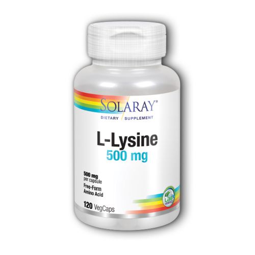 L-Lysine 120 Caps By Solaray