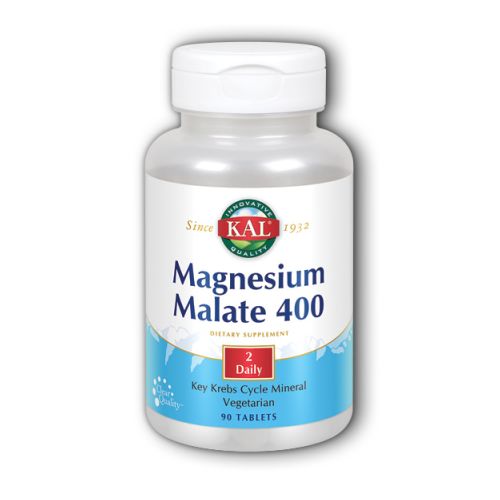 Magnesium Malate 400 90 Tabs By Kal