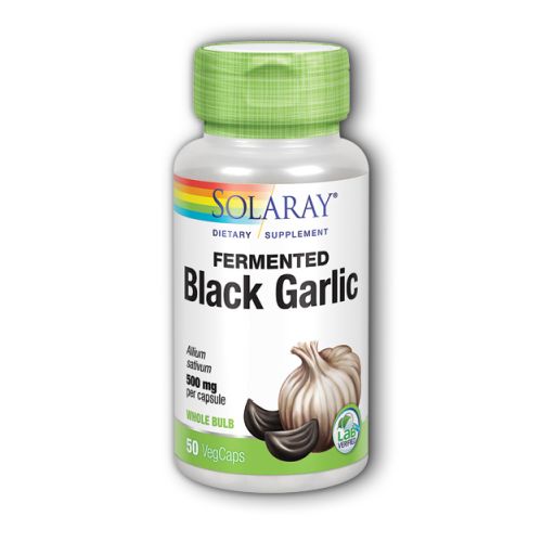 Fermented Black Garlic 50 Caps By Solaray