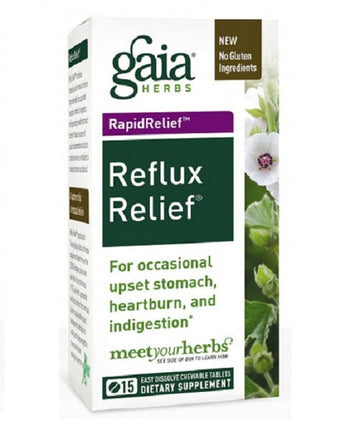 Reflux Relief 45 Tabs By Gaia Herbs