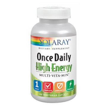 Once Daily High Energy 180 Caps By Solaray