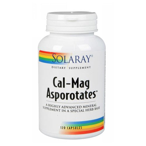 Cal-Mag Asporotates 120 Caps By Solaray