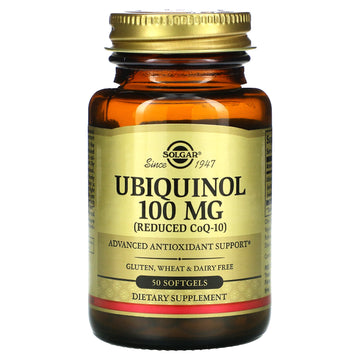 Solgar, Ubiquinol (Reduced CoQ10), 100 mg Softgels