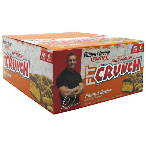 Fit Cruch Bar Gna Pb 12/3.10 oz By Chef Robert Irvine Fortif