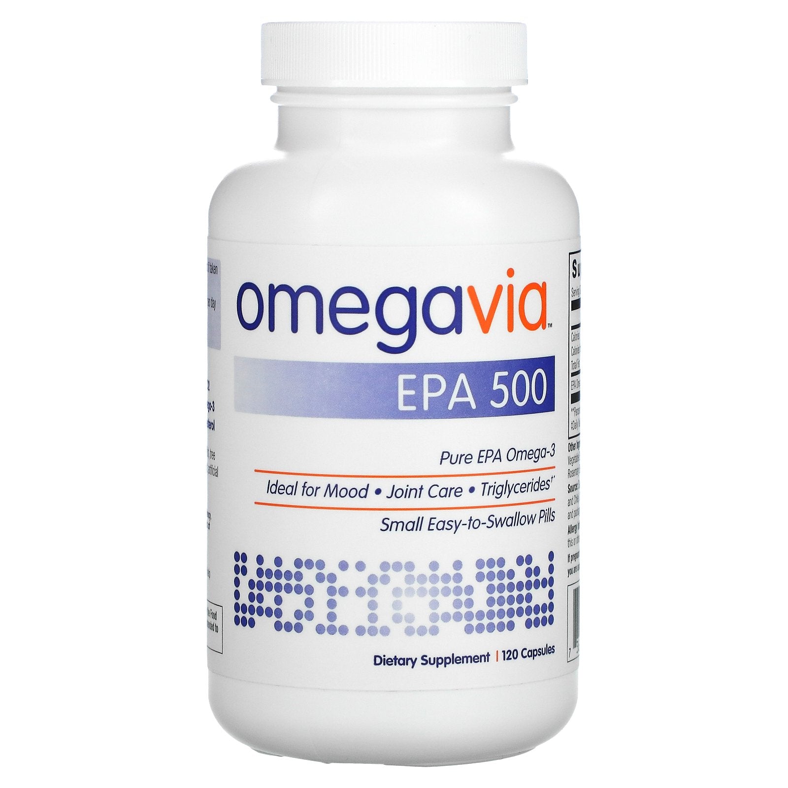 OmegaVia, EPA 500, Pure EPA Omega-3, Capsules