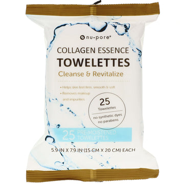 Nu-Pore, Collagen Essence Towelettes, Towelettes