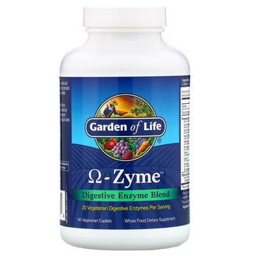 Garden of Life, Omega-Zyme, Digestive Enzyme Blend Vegetarian Caplets