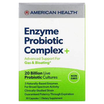 American Health, Enzyme Probiotic Complex+ Capsules