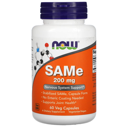 NOW Foods, SAMe, 200 mg