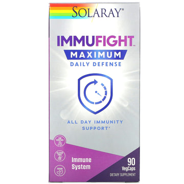 Solaray, ImmuFight, Maximum Daily Defense VegCaps