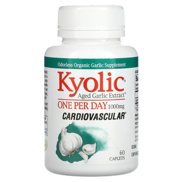 Kyolic, Aged Garlic Extract, One Per Day, 1,000 mg, Caplets