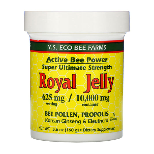 Y.S. Eco Bee Farms, Royal Jelly In Honey, 625 mg