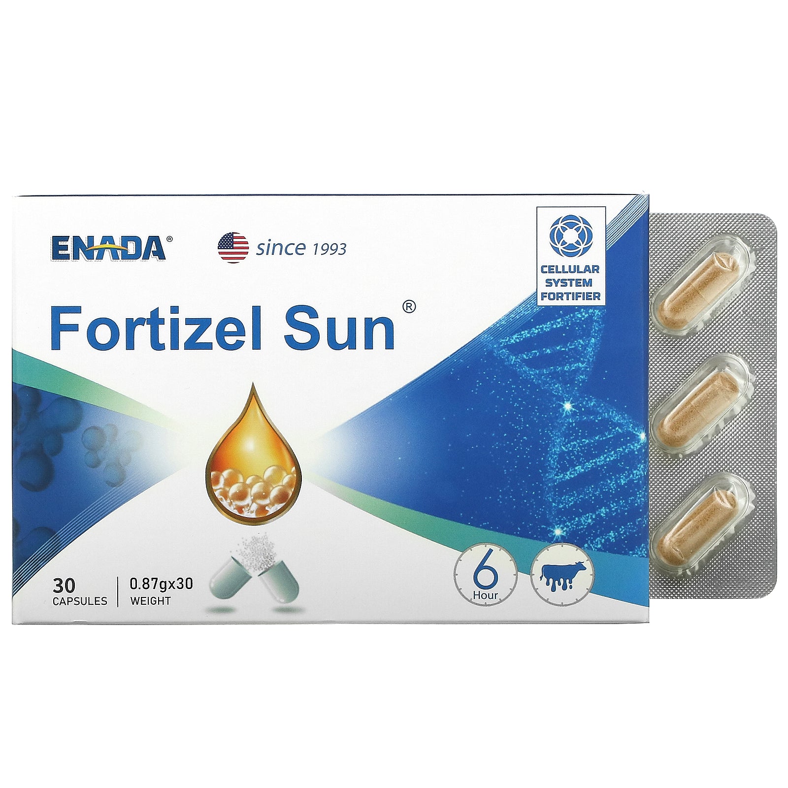 ENADA, Fortizel Sun, Cellular System Fortifier Capsules