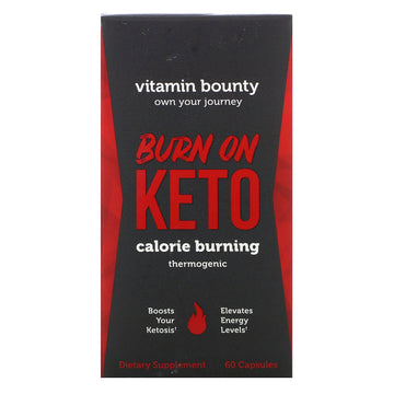 Vitamin Bounty Burn On Keto Multivitamin – Keto-Specific Nutritional Support with Magnesium, Potassium, and MCT for Energy, Cramp Relief, and Nutrient Optimization - 60 Capsules