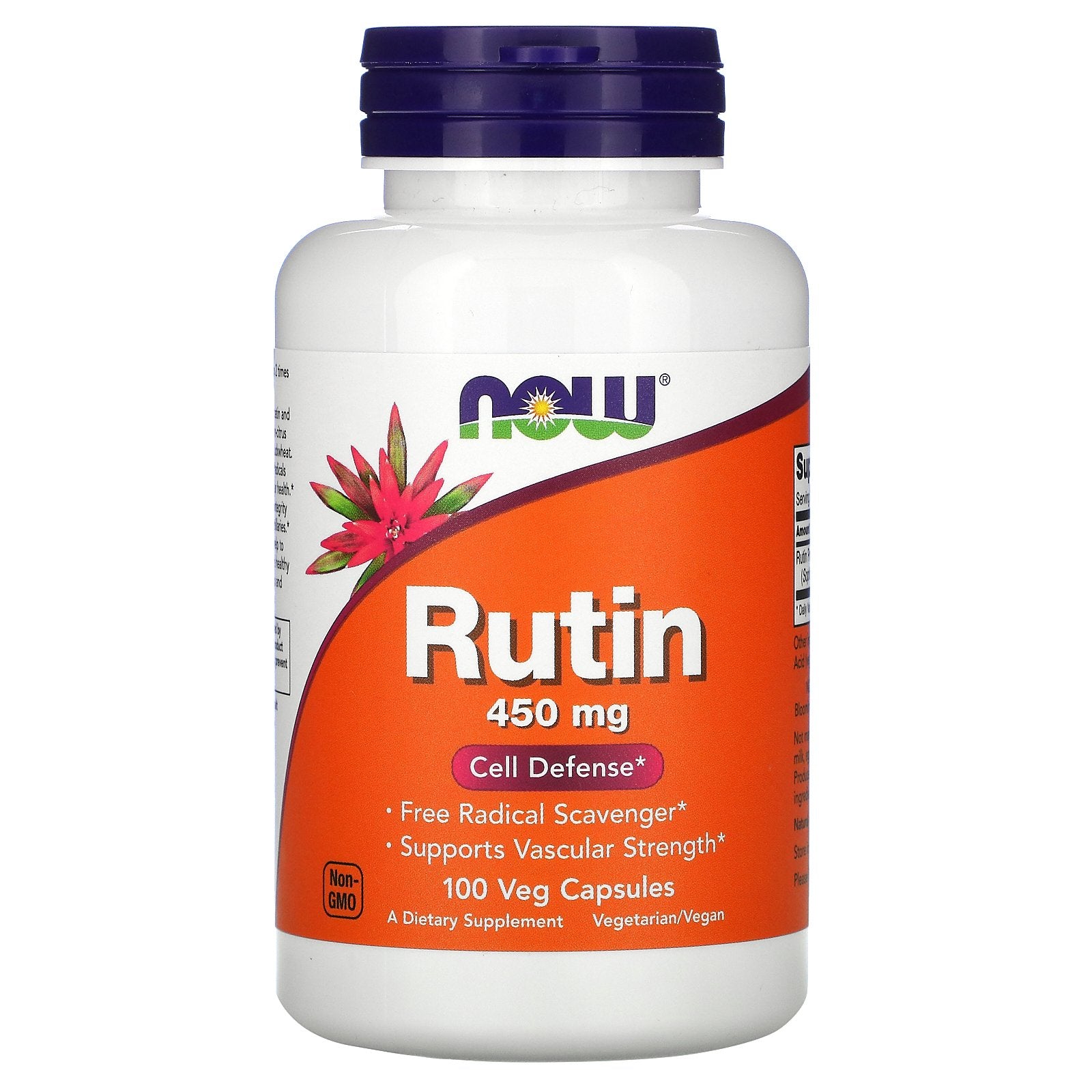 NOW Foods, Rutin, 450 mg Veg Capsules