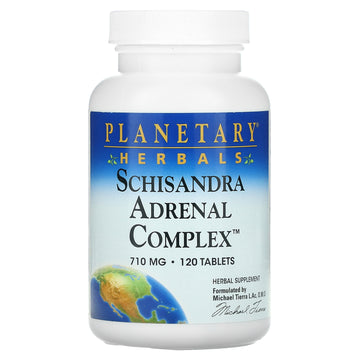 Planetary Herbals, Schisandra Adrenal Complex, 710 mg, Tablets