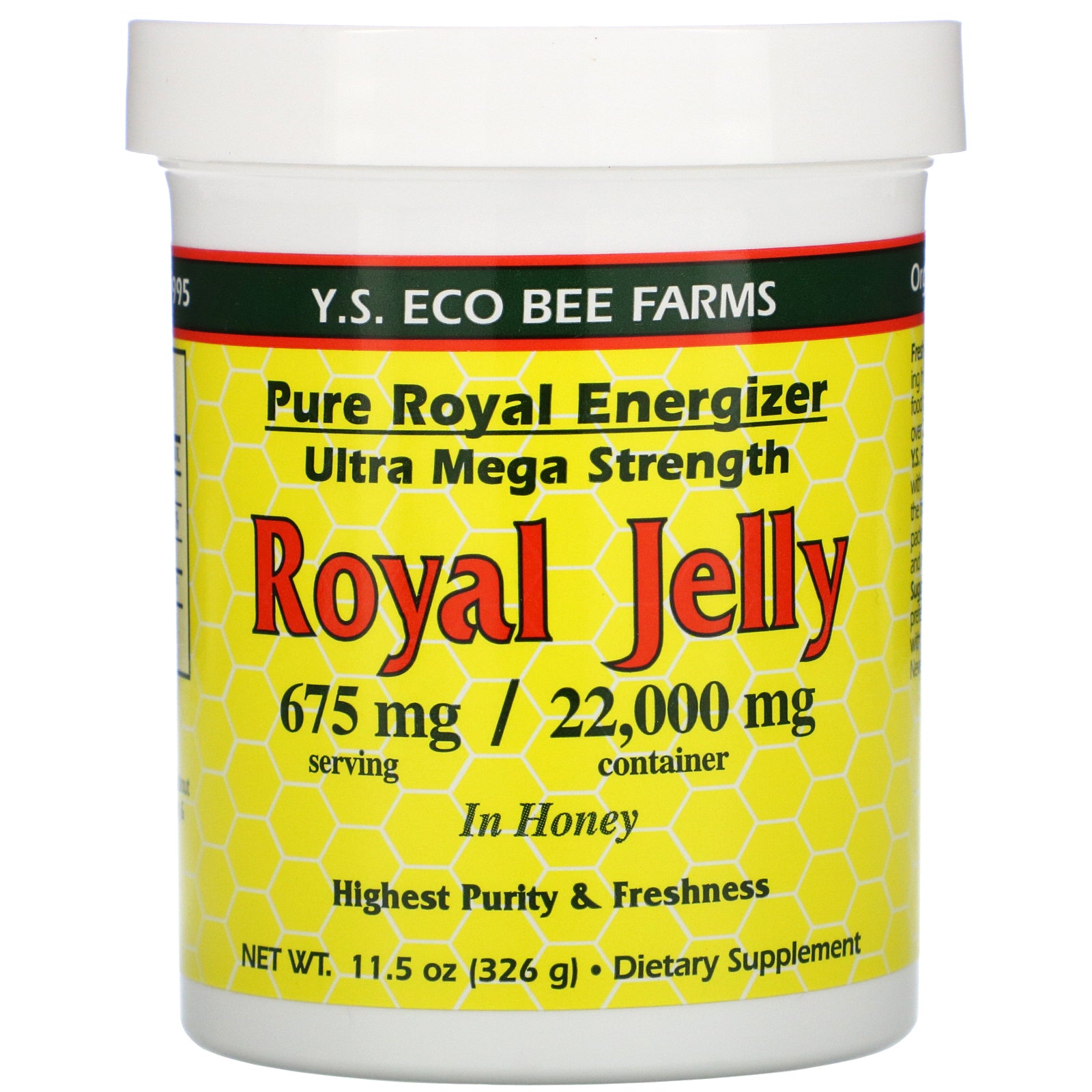 Y.S. Eco Bee Farms, Royal Jelly In Honey, 675 mg