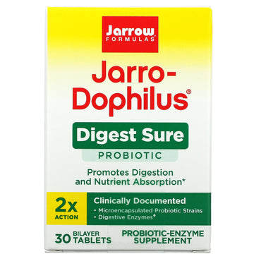 Jarrow Formulas, Jarro-Dophilus, Digest Sure,Bilayer Tablets