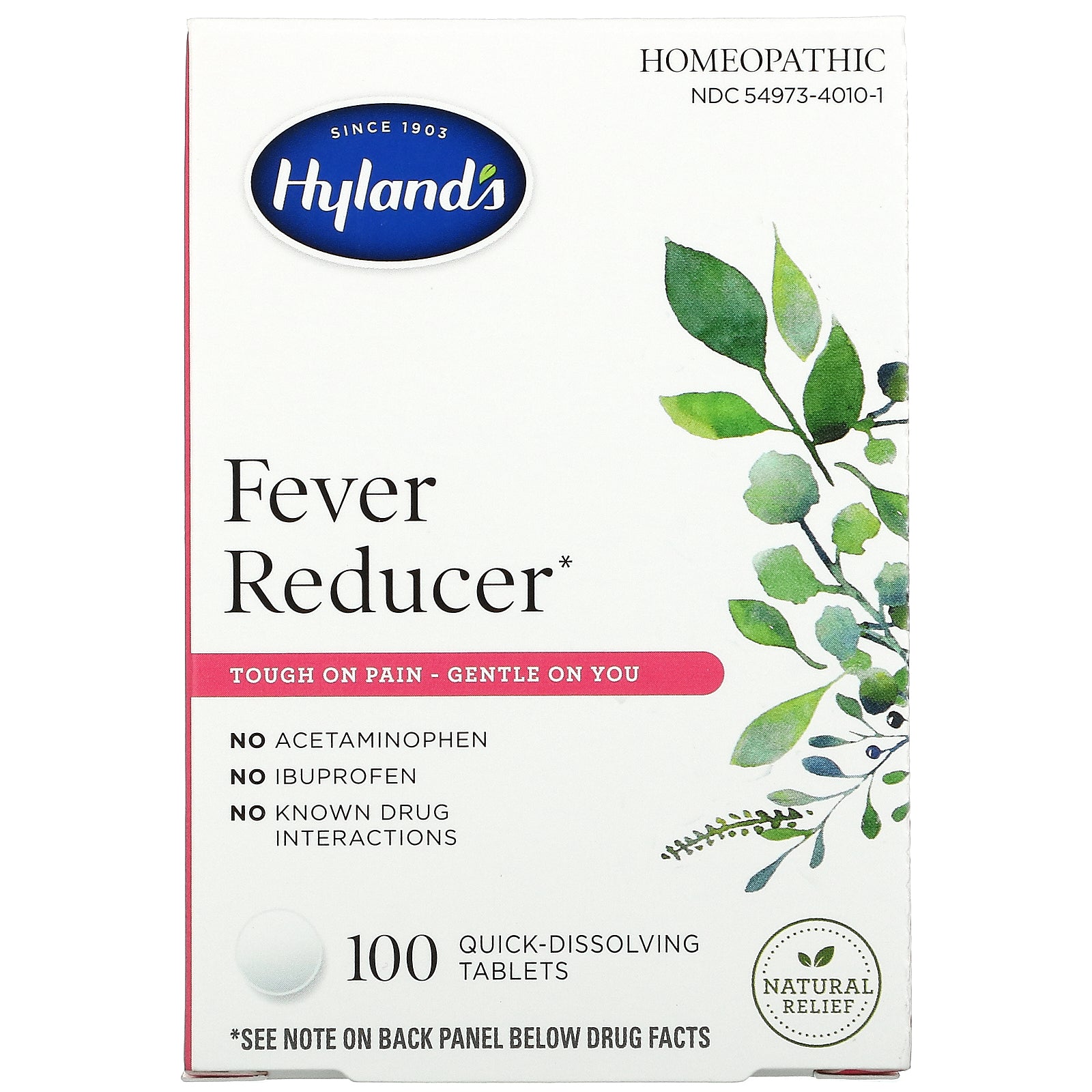 Hyland's, Fever Reducer Quick-Dissolving Tablets
