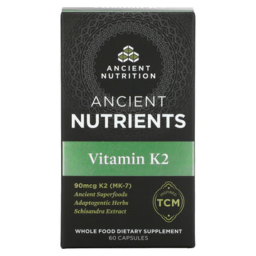 Dr. Axe / Ancient Nutrition, Ancient Nutrients, Vitamin K2