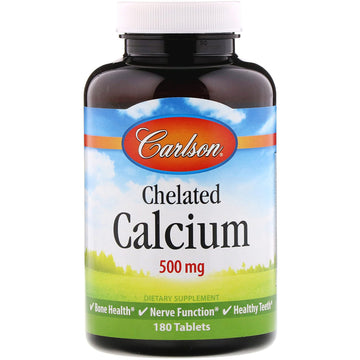 Carlson Labs, Chelated Calcium, 250 mg