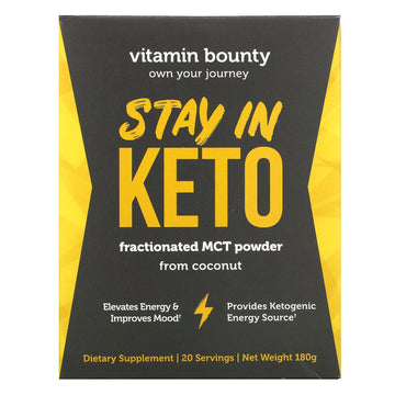 Vitamin Bounty, Stay In Keto, Fractioned MCT Powder from Coconut