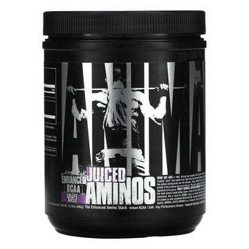 Universal Nutrition, Animal Enhanced BCAA, Juiced Aminos, Grape Juiced