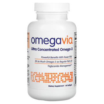 OmegaVia, Ultra Concentrated Omega-3, Softgels