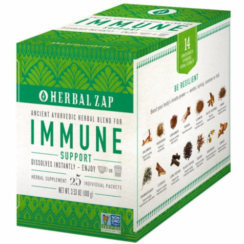 Ayurvedic Immune Support 25 Packets By Herbal Zap