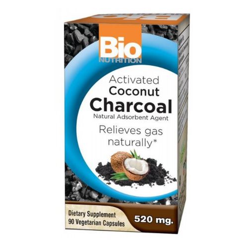 Activated Charcoal 90 Veg Caps By Bio Nutrition Inc