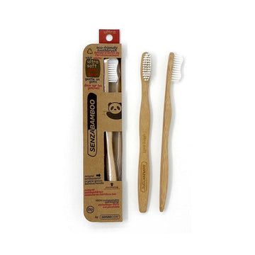 Bamboo Toothbrush Ultra-Soft Adult 1 Count By Senzacare