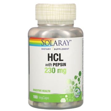 Solaray, HCL with Pepsin, 230 mg VegCaps