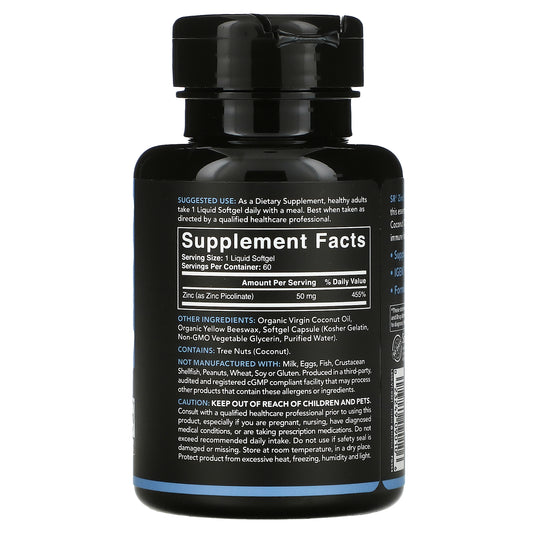 Sports Research, Zinc Picolinate, 50 Mg