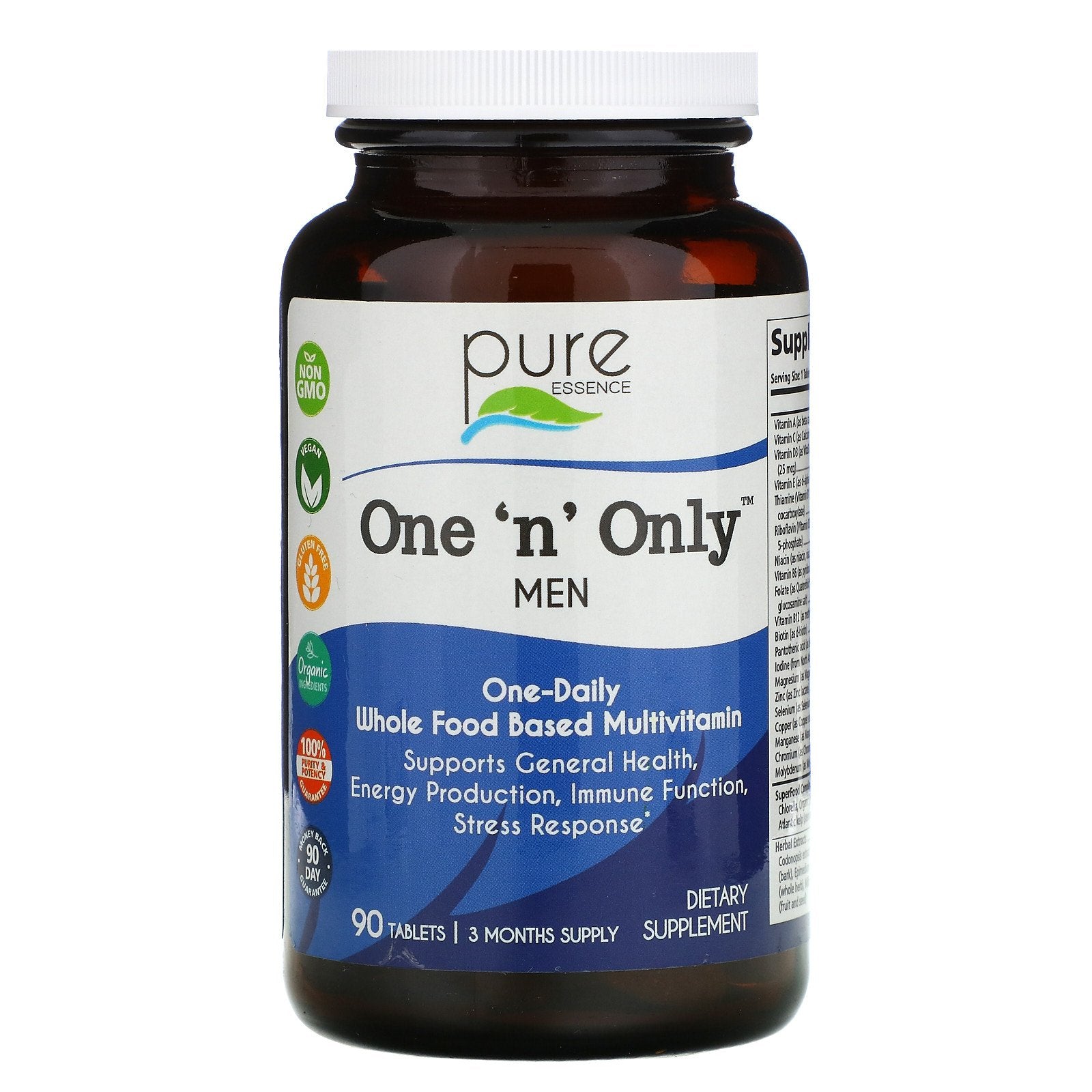 Pure Essence, One 'N' Only Men, Multivitamin & Mineral,Tablets