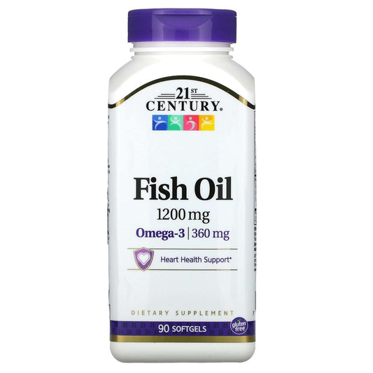 21st Century, Fish Oil, 1,200 mg, Softgels