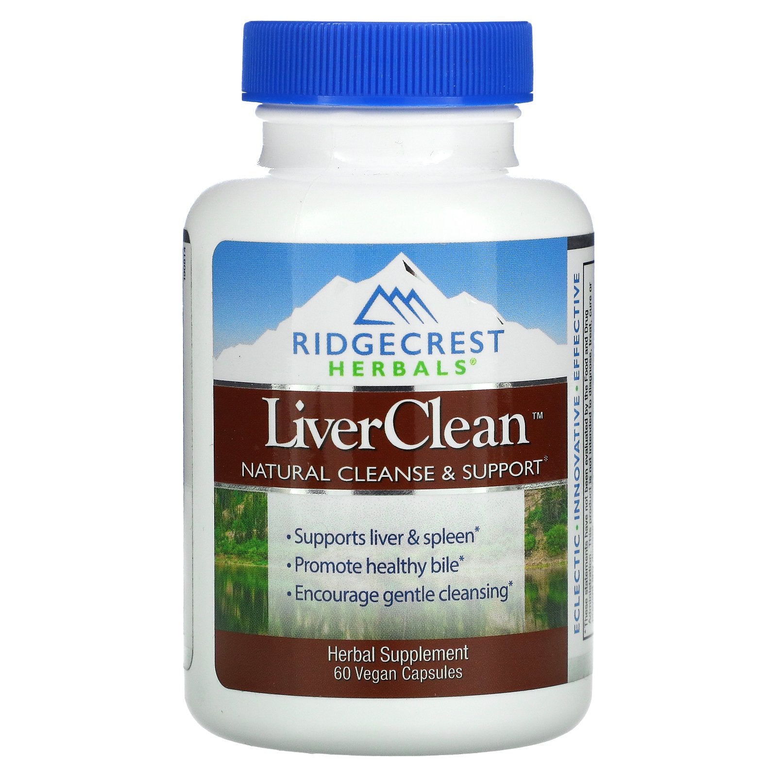 RidgeCrest Herbals, LiverClean Vegan Capsules