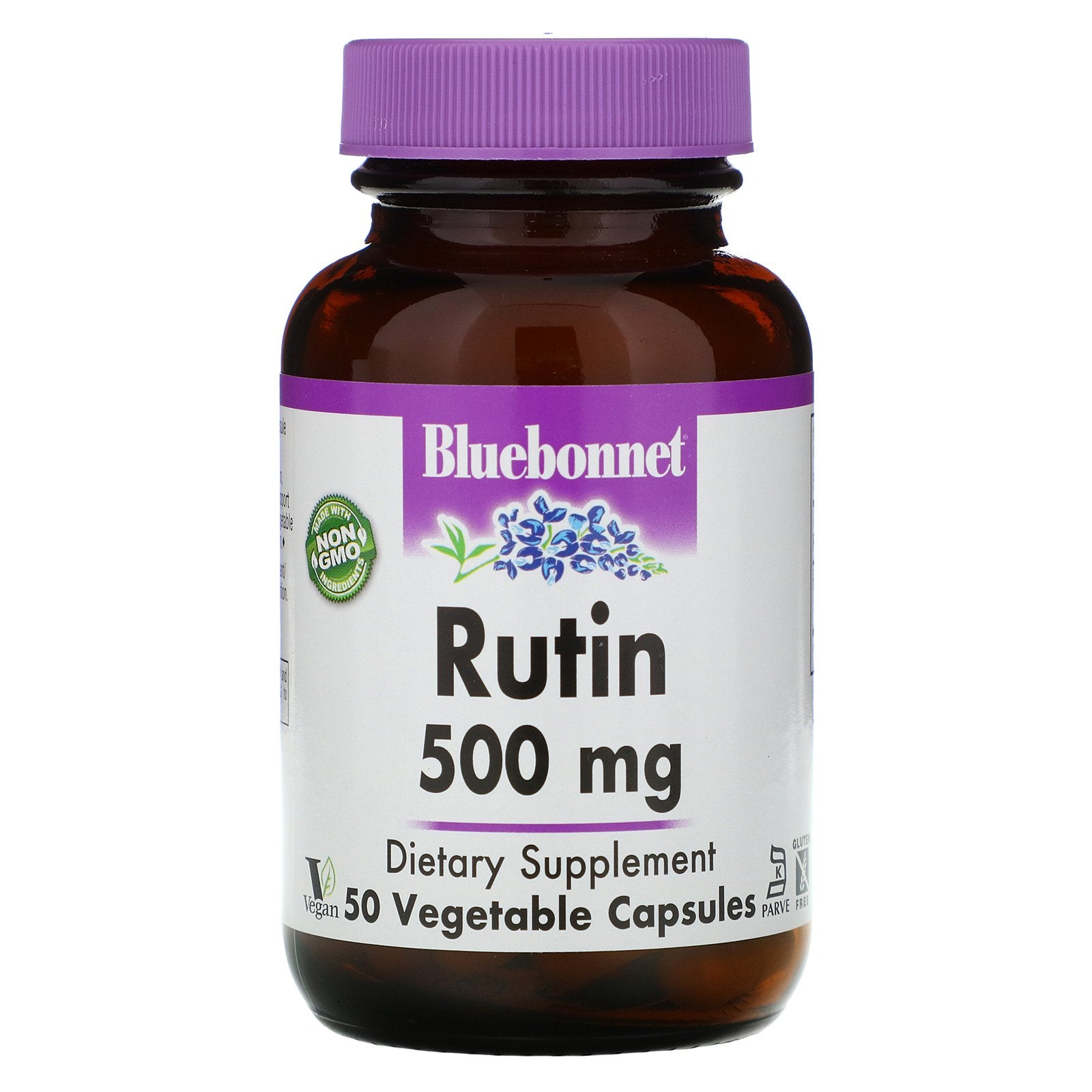 Bluebonnet Nutrition, Rutin, 500 mg Vegetarian Capsules