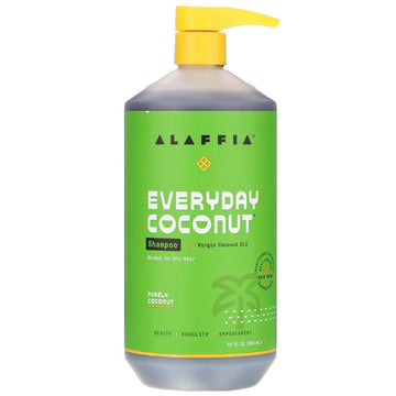 Alaffia, Everyday Coconut, Shampoo, Normal to Dry Hair, Purely Coconut,  (950 ml)