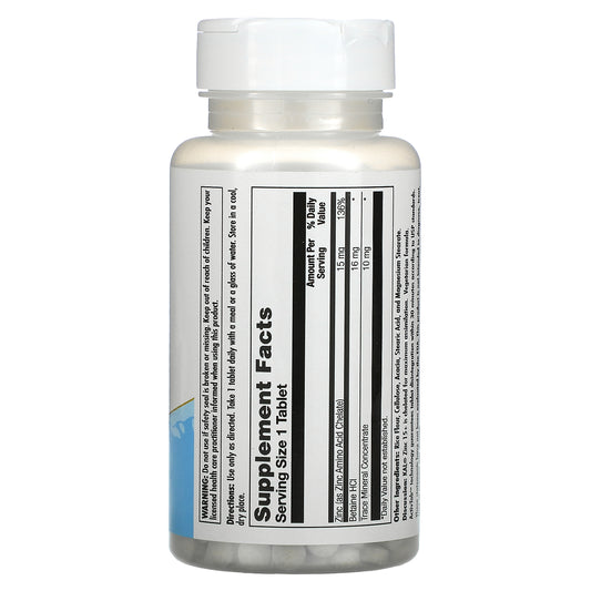 KAL, Zinc 15+ with Betaine HCL & Trace Minerals