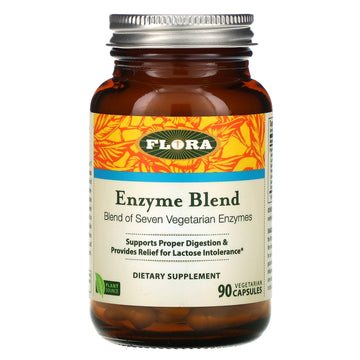 Flora, Enzyme Blend Vegetarian Capsules