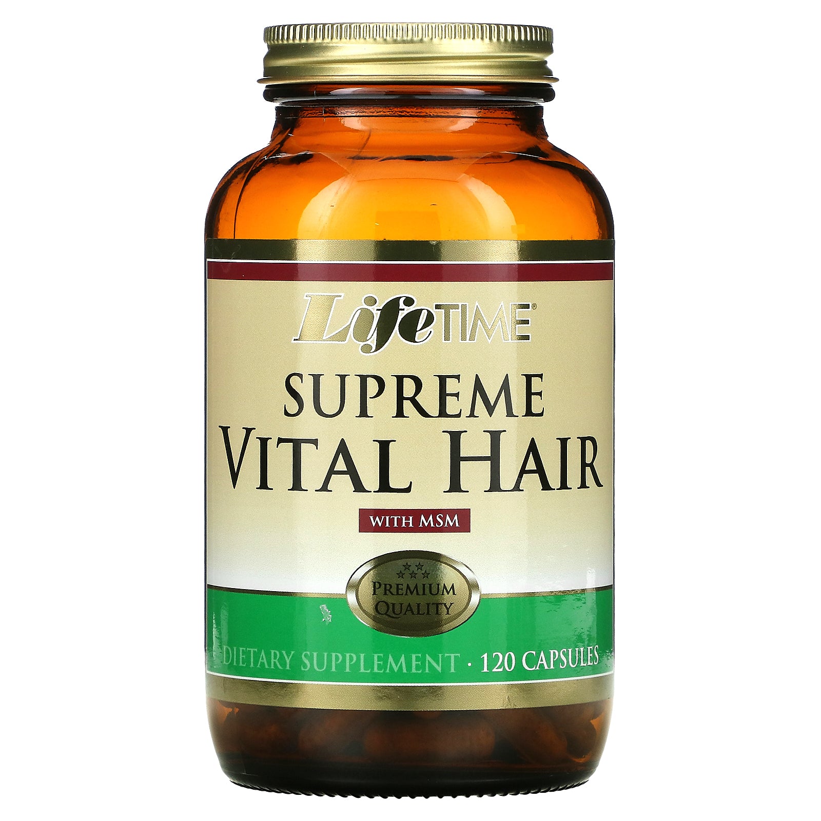 Lifetime Vitamins, Supreme Vital Hair With Msm,  Capsules