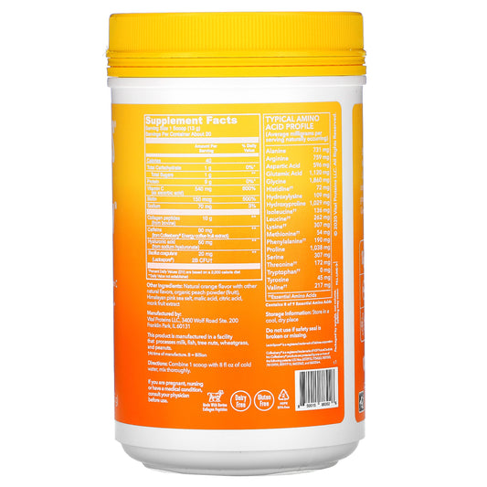 Vital Proteins, Morning Get Up & Glow, Orange