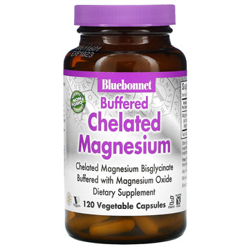 Bluebonnet Nutrition, Buffered Chelated Magnesium Vegetable Capsules