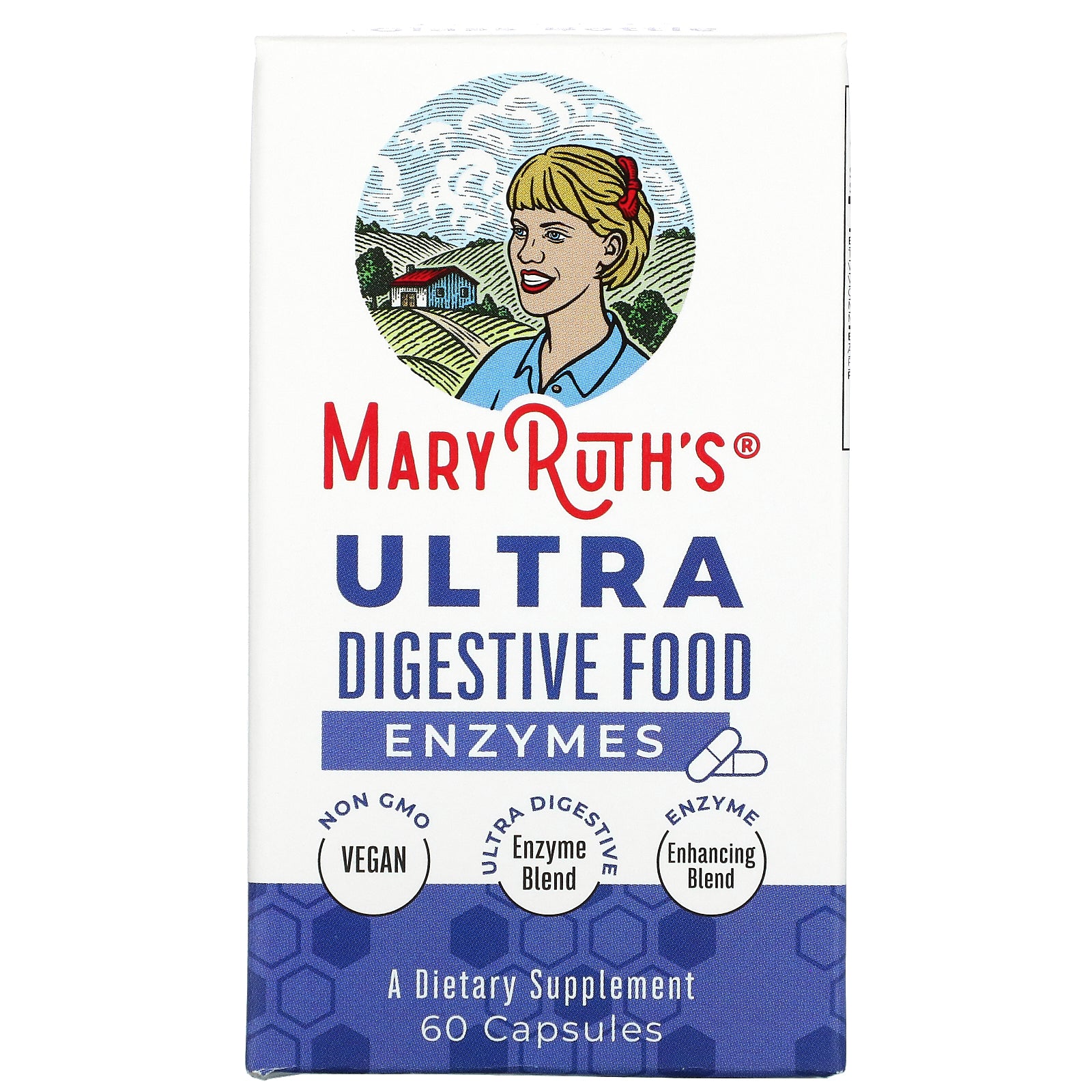 MaryRuth Organics, Ultra Digestive Food, Enzymes Capsules